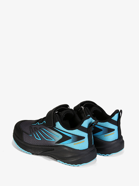 Buty sportowe #G1865P czarno-niebieskie Buty sportowe #G1865P czarno-niebieskie