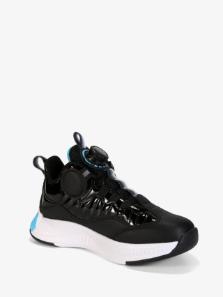 Buty sportowe #W2700R czarno-niebieskie