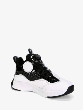 Buty sportowe #W2700R czarno-białe